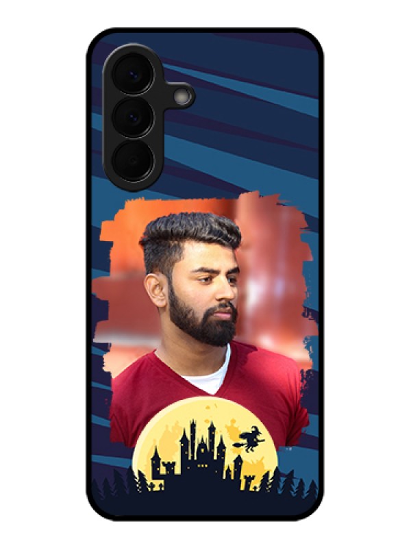 Custom Samsung Galaxy A57 5G Custom Glass Phone Case - Halloween Witch Design