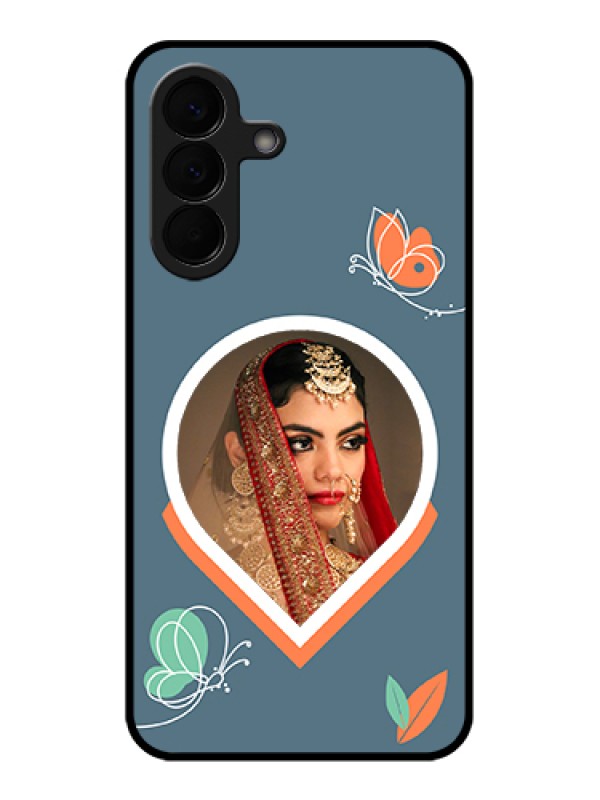 Custom Samsung Galaxy A57 5G Custom Glass Phone Case - Droplet Butterflies Design