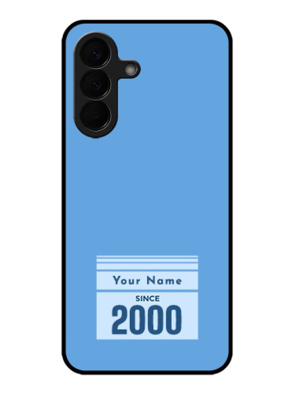 Custom Samsung Galaxy A57 5G Custom Glass Phone Case - Custom Year Of Birth Design