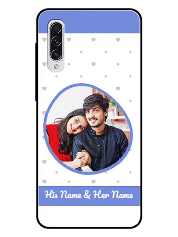 Custom Samsung Galaxy A70 Photo Printing on Glass Case  - Premium Case Design