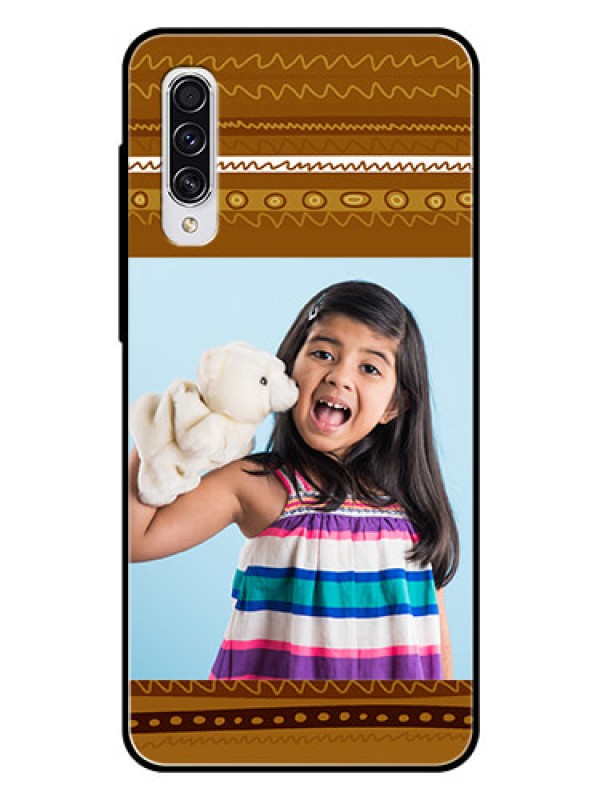 Custom Samsung Galaxy A70 Custom Glass Phone Case  - Friends Picture Upload Design 