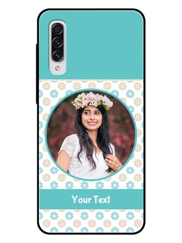 Custom Samsung Galaxy A70 Custom Glass Mobile Case  - Beautiful Flowers Design