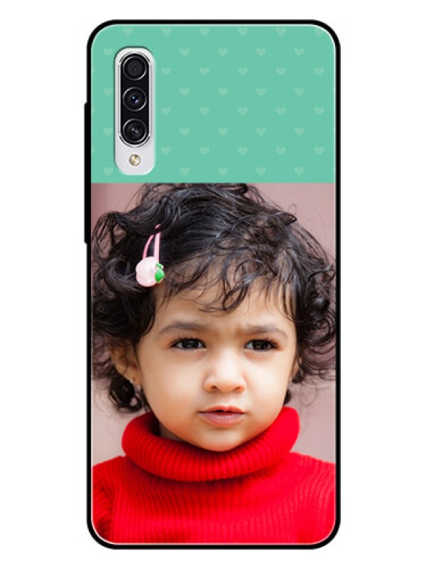 Custom Samsung Galaxy A70 Custom Glass Phone Case  - Lovers Picture Design