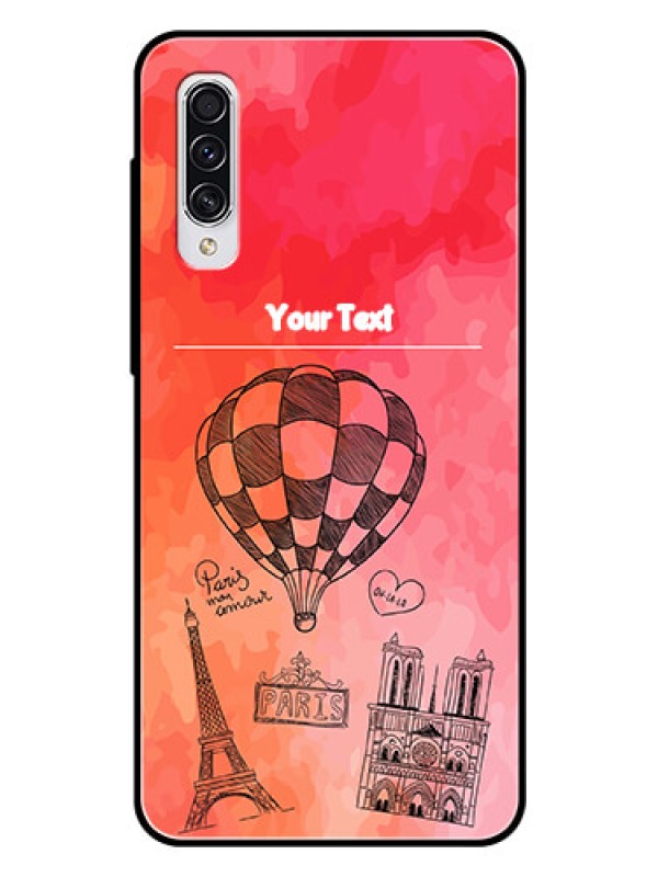 Custom Samsung Galaxy A70 Custom Glass Phone Case  - Paris Theme Design