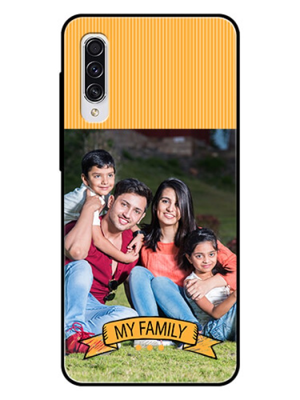 Custom Samsung Galaxy A70 Custom Glass Phone Case  - My Family Design