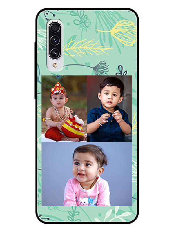 Custom Samsung Galaxy A70 Photo Printing on Glass Case  - Forever Family Design 