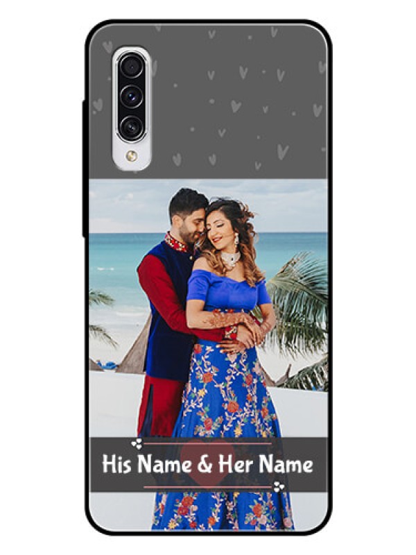 Custom Samsung Galaxy A70 Custom Glass Mobile Case  - Buy Love Design with Photo Online