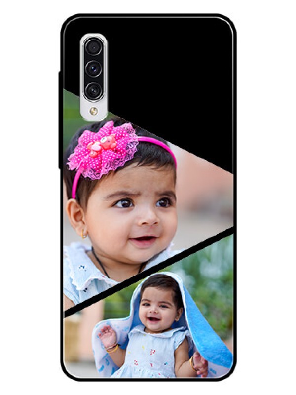 Custom Samsung Galaxy A70 Custom Glass Phone Case  - Semi Cut Design