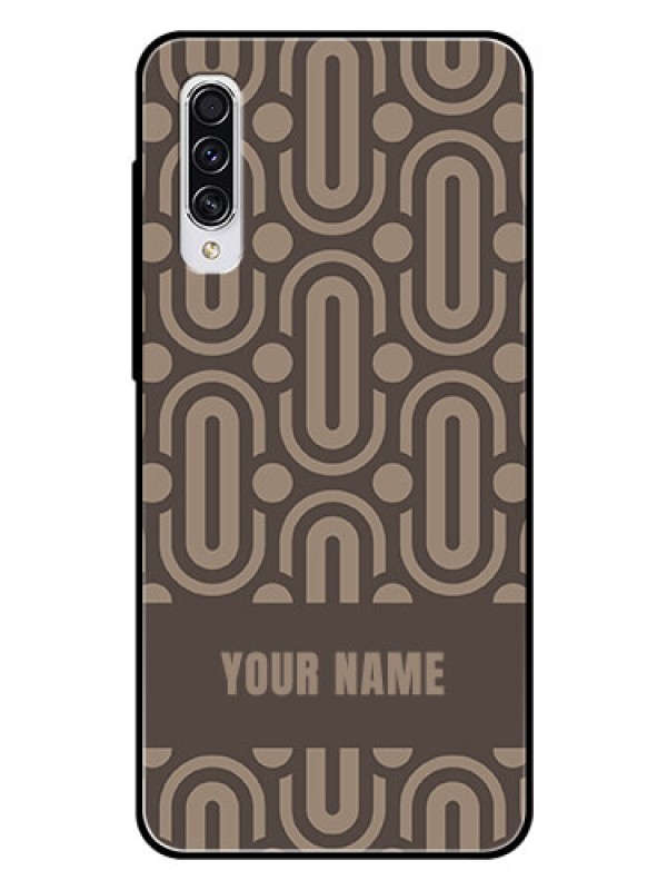 Custom Galaxy A70 Custom Glass Phone Case - Captivating Zero Pattern Design