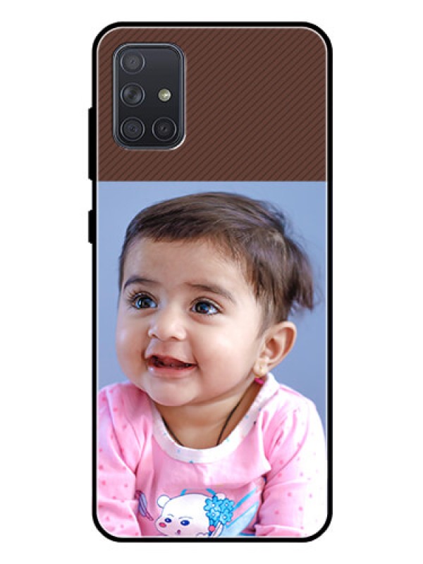 Custom Galaxy A71 Custom Glass Mobile Case  - Elegant Case Design