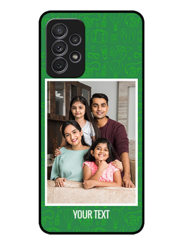 Custom Galaxy A72 Personalized Glass Phone Case - Picture Upload Design