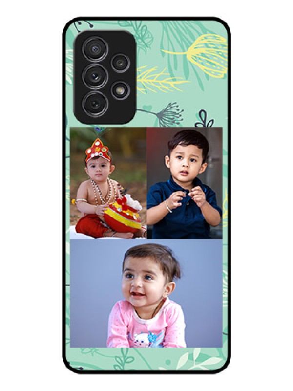 Custom Galaxy A72 Photo Printing on Glass Case - Forever Family Design 