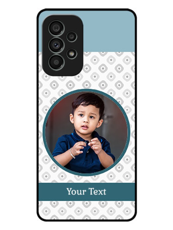 Custom Galaxy A73 5G Personalized Glass Phone Case - Premium Cover Design
