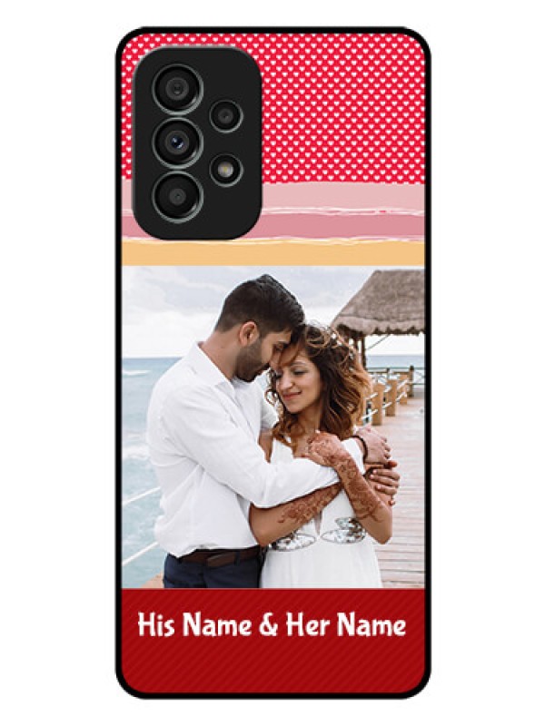 Custom Galaxy A73 5G Custom Glass Mobile Case - Premium Case Design