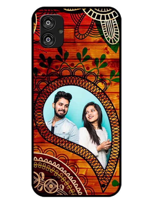 Custom Samsung Galaxy F04 Personalized Glass Phone Case - Abstract Colorful Design