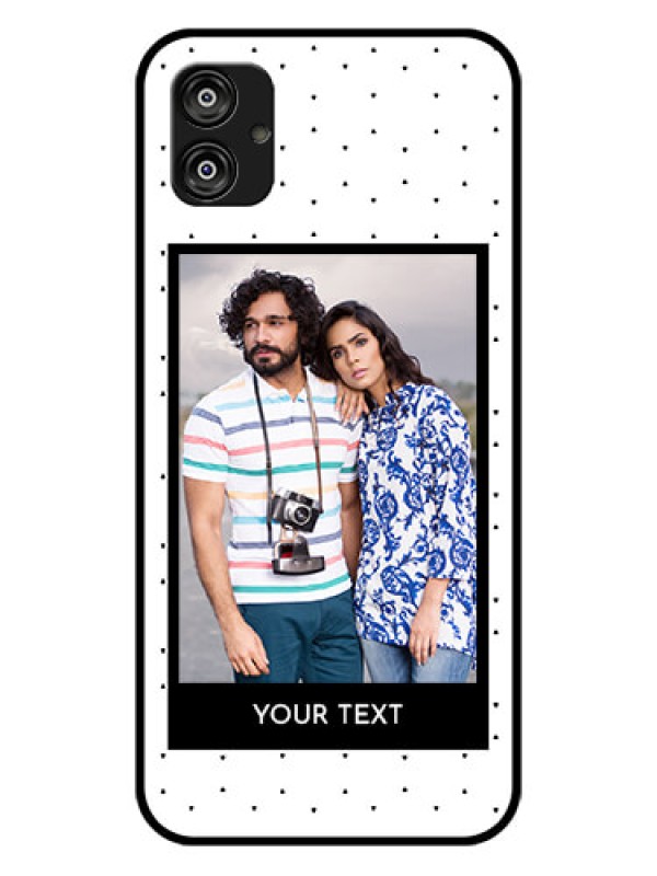 Custom Samsung Galaxy F04 Photo Printing on Glass Case - Premium Design