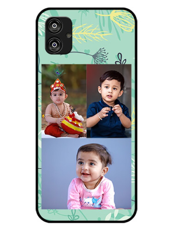 Custom Samsung Galaxy F04 Photo Printing on Glass Case - Forever Family Design