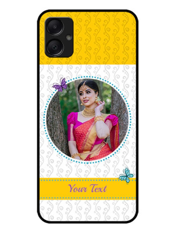 Custom Galaxy F05 Custom Glass Phone Case - Girls Premium Case Design