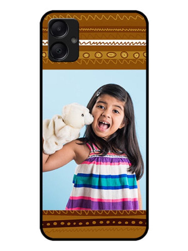 Custom Galaxy F05 Custom Glass Phone Case - Friends Picture Upload Design