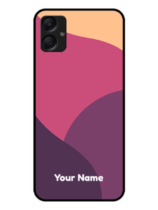 Custom Galaxy F05 Custom Glass Phone Case - Mixed Multi - Colour Abstract Art Design