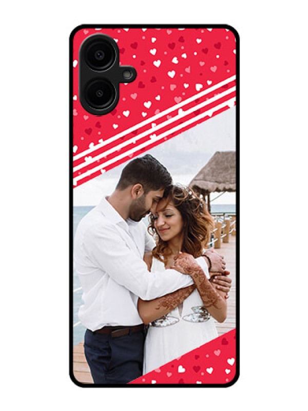 Custom Galaxy F06 Custom Glass Phone Case - Valentines Gift Design