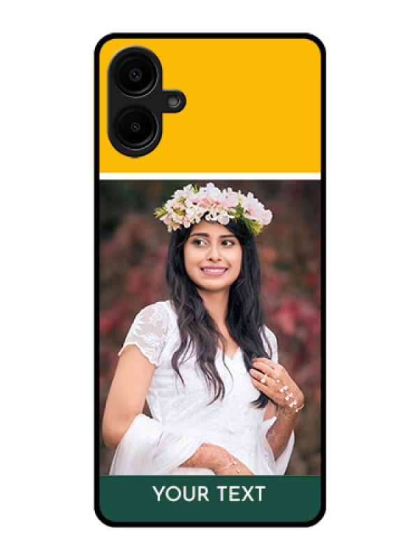Custom Galaxy F06 Custom Glass Phone Case - Love You Design