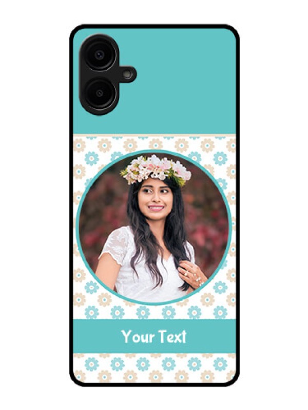 Custom Galaxy F06 Custom Glass Phone Case - Beautiful Flowers Design