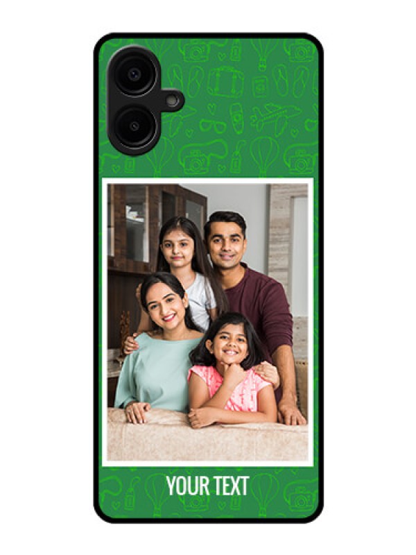Custom Galaxy F06 Custom Glass Phone Case - Picture Upload Design