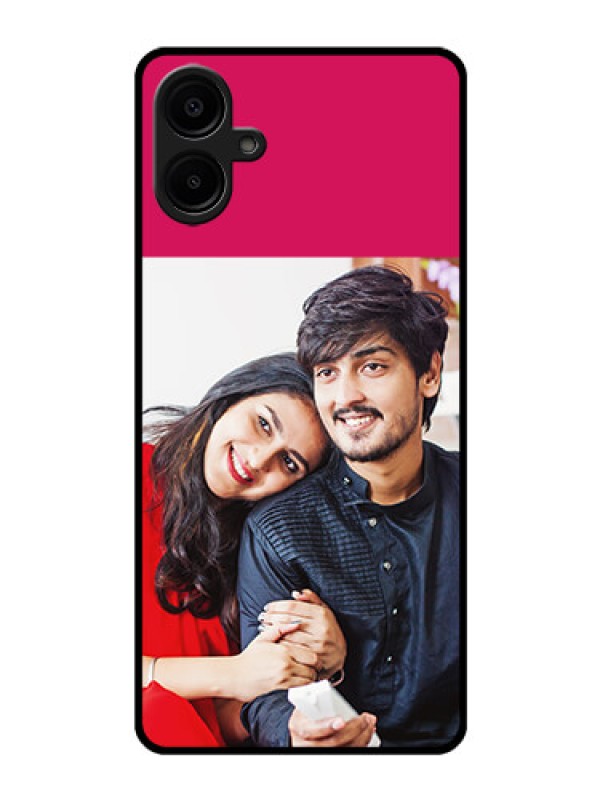 Custom Galaxy F06 Custom Glass Phone Case - Anniversary Cover Design