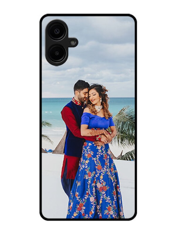 Custom Galaxy F06 Custom Glass Phone Case - Upload Full Picture Design