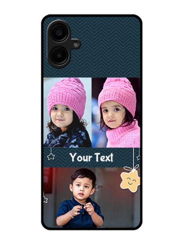 Custom Galaxy F06 Custom Glass Phone Case - Hanging Stars Design