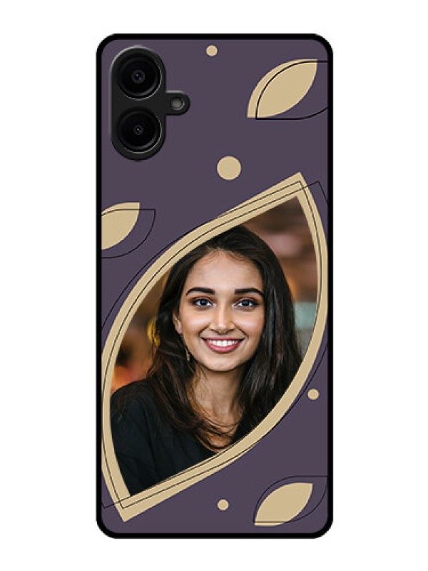 Custom Galaxy F06 Custom Glass Phone Case - Falling Leaf Design