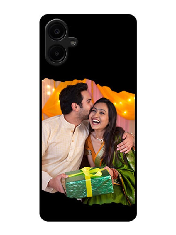 Custom Galaxy F06 Custom Glass Phone Case - Tear - Off Design