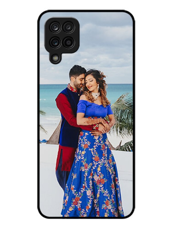 Custom Galaxy F12 Photo Printing on Glass Case - Upload Full Picture Design