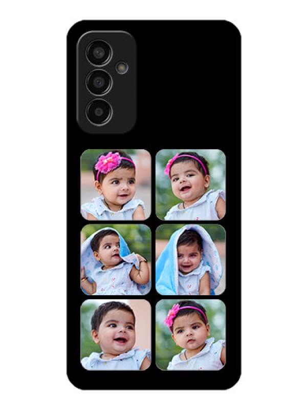 Custom Galaxy F13 Photo Printing on Glass Case - Multiple Pictures Design