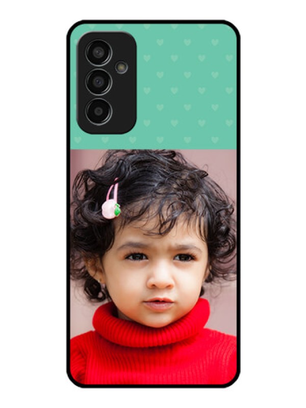 Custom Galaxy F13 Custom Glass Phone Case - Lovers Picture Design