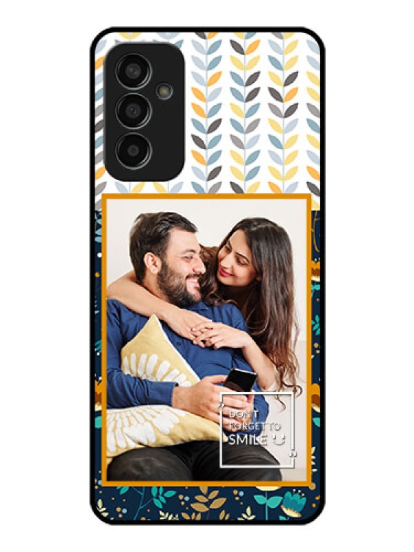 Custom Galaxy F13 Custom Glass Mobile Case - Pattern Design
