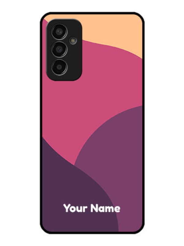 Custom Galaxy F13 Custom Glass Phone Case - Mixed Multi-colour abstract art Design