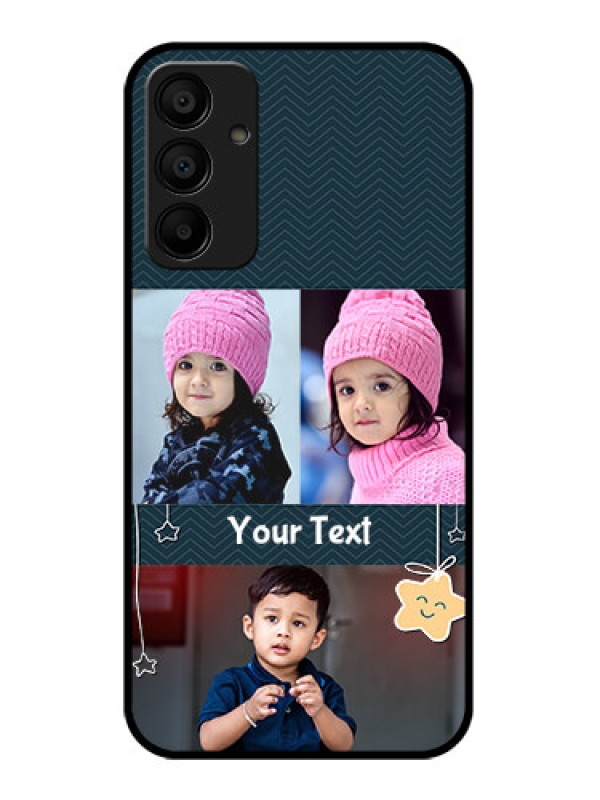 Custom Galaxy F15 5G Custom Glass Phone Case - Hanging Stars Design