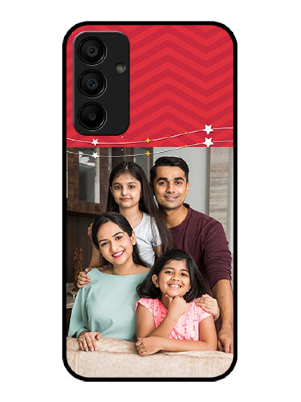 Custom Galaxy F15 5G Custom Glass Phone Case - Happy Family Design