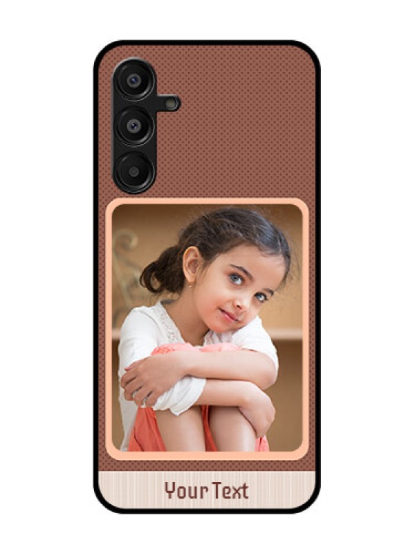 Custom Galaxy F16 5G Custom Glass Phone Case - Simple Pic Upload Design