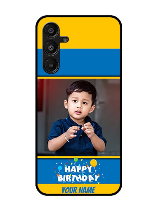 Custom Galaxy F16 5G Custom Glass Phone Case - Birthday Wishes Design