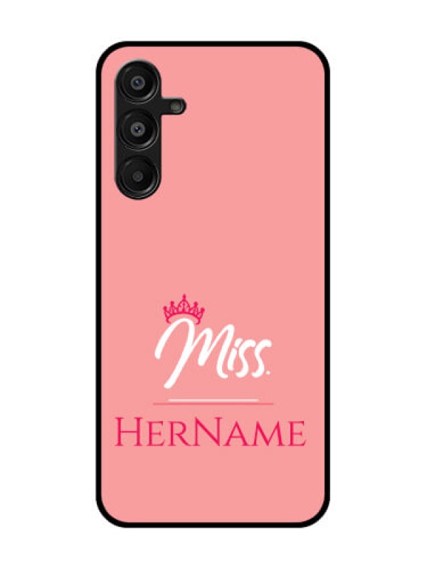 Custom Galaxy F16 5G Custom Glass Phone Case - Mrs With Name Design