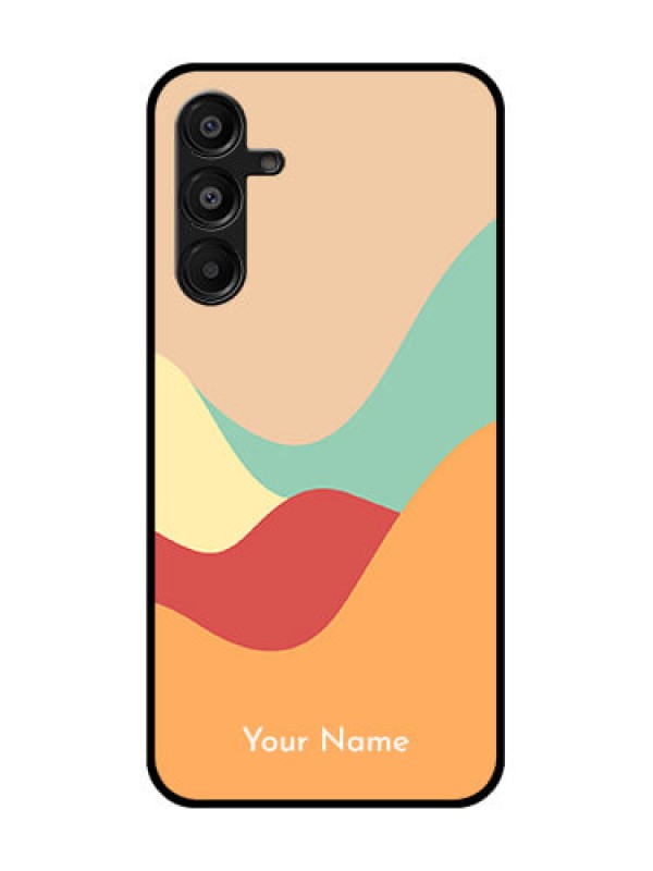 Custom Galaxy F16 5G Custom Glass Phone Case - Ocean Waves Multi - Colour Design