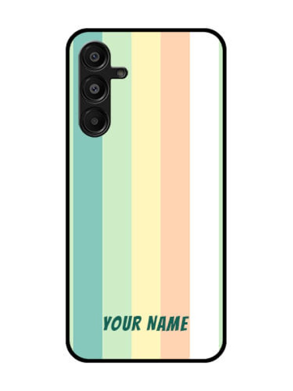Custom Galaxy F16 5G Custom Glass Phone Case - Multi - Colour Stripes Design