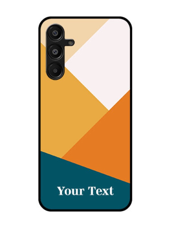 Custom Galaxy F16 5G Custom Glass Phone Case - Stacked Multi - Colour Design
