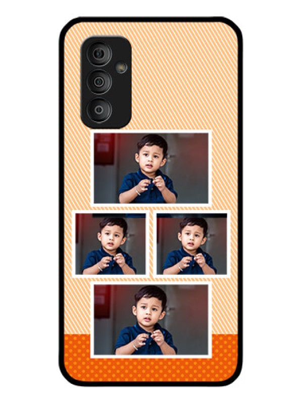 Custom Galaxy F23 5G Photo Printing on Glass Case - Bulk Photos Upload Design