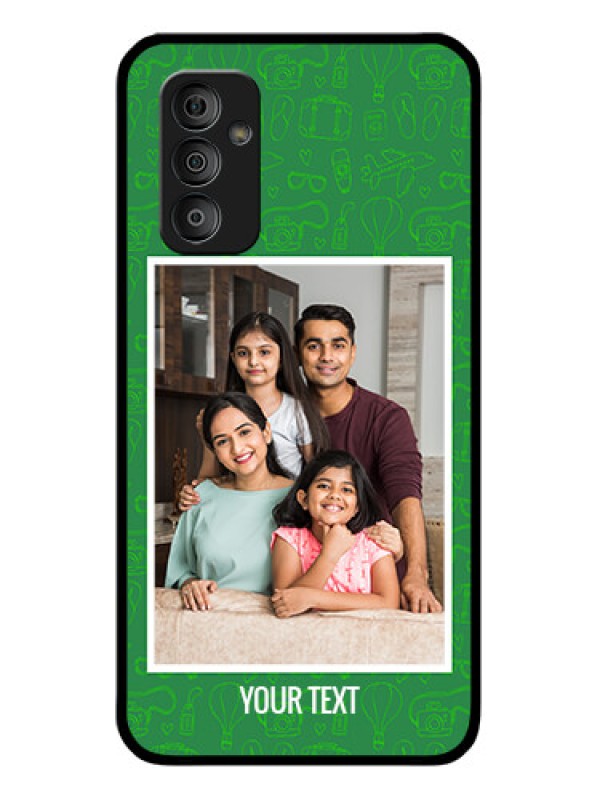 Custom Galaxy F23 5G Personalized Glass Phone Case - Picture Upload Design