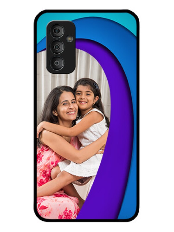 Custom Galaxy F23 5G Photo Printing on Glass Case - Simple Pattern Design