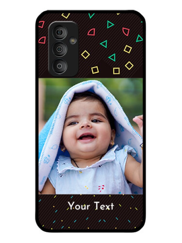 Custom Galaxy F23 5G Custom Glass Phone Case - with confetti birthday design